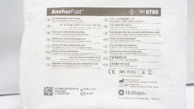 Hollister 9799 AnchorFast Oral Endotracheal Tube Fastener Fits 5.0-10.0mm Tubes